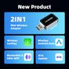 2 в 1 беспроводной адаптер CarPlay для Android, беспроводной адаптер Android Auto, Smart Mini Box, быстрое подключение с проводным подключением к беспроводному