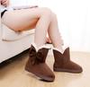 Женские зимние сапоги средней высоты, корейская версия, новые бархатные зимние короткие сапоги, хлопковая обувь на плоской подошве, женские хлопковые сапоги