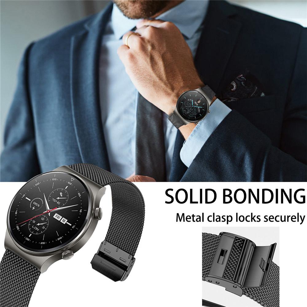For Google Pixel Watch 3 41mm/Watch 2/Watch Milanese Loop Band Stainless Steel Adjustable Wrist Strap with Clasp
