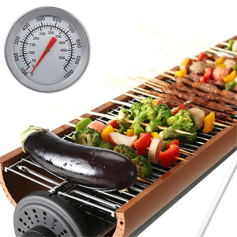 52 мм 100℃-1000℃ кухонный термометр для приготовления пищи, измеритель температуры мяса для духовки, гриля для барбекю с зондом для нагрева барбекю