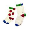 PINZLE [PINZLE X IHM] Family Socks - Tomato (Ivory)