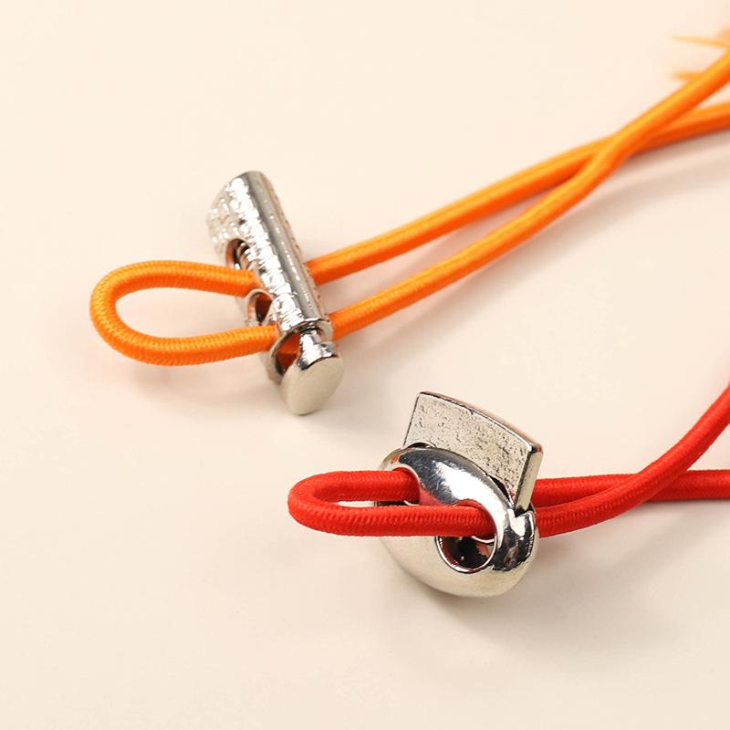 Металлическая пружинная пряжка с двумя отверстиями, пряжка «пятачок», застежка штанины, эластичная пряжка, веревочная пряжка для пуховика, свитера