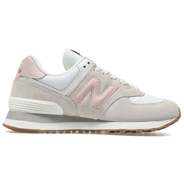 New Balance 574 Бело-розовые кроссовки унисекс U574RE2