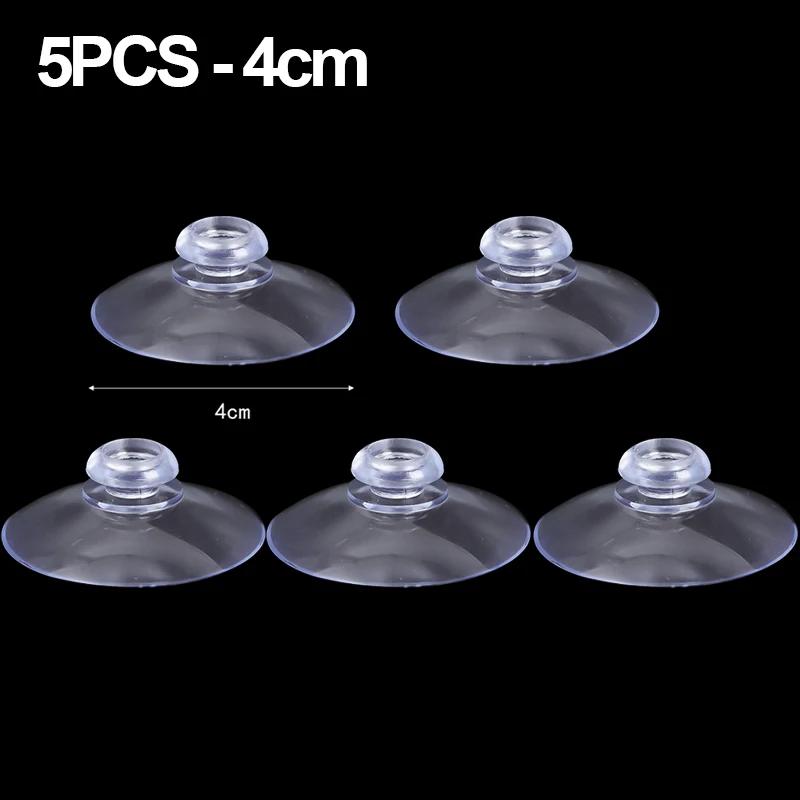 Mushroom Head Clear Suction Cups PVC Adhesive Sucker Holders Hanging Hooks Home Organizer Suction Pads Window Glass Table Decor