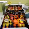 3D 3D Children's 100% Polyester 3-Piece Set 1 Quilt Cover Bedding Set Cute Printed Cartoon Anime Home Decor