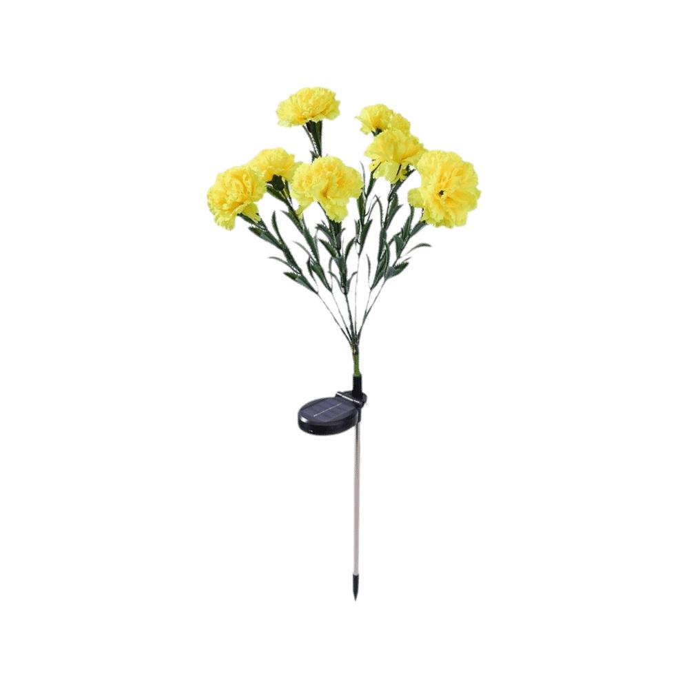 Carnation Solar Stake Lights Environment Protection Zero Electricity Cost Landscape Lamp Energy Efficien