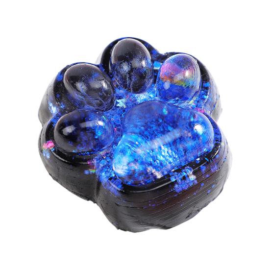 Блестящая черная кошачья лапка игрушка снятие стресса кошачья лапка сжимание щипок сенсорная