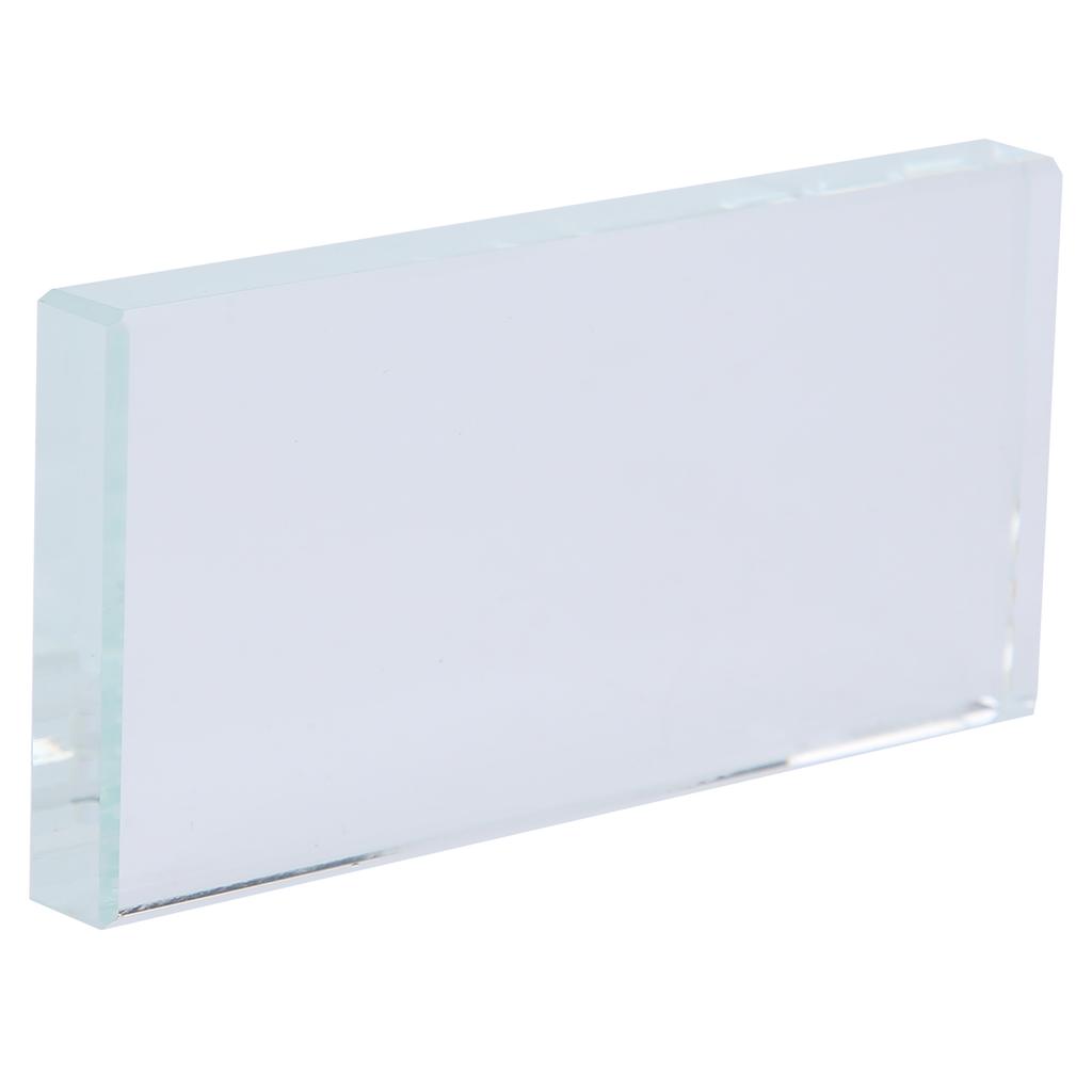 Nail Art Palettes Color Mixing Glass Rectangle Makeup Blending False Eyelash Glue Holder