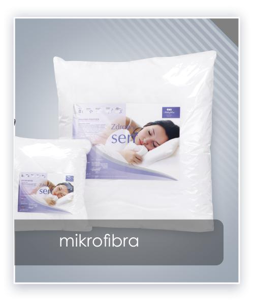 Quilted anti-allergic pillow 70x80 microfiber amz
