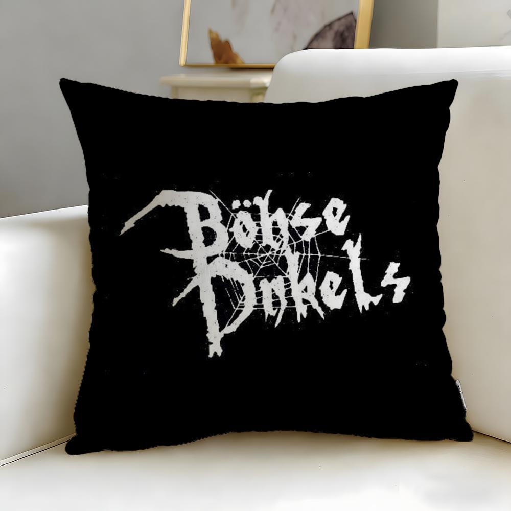 Popular Bbohse Onkelzied Cushion Cover Soft EasyWash Pillow Case Versatile for Couch Bed Travel and Office