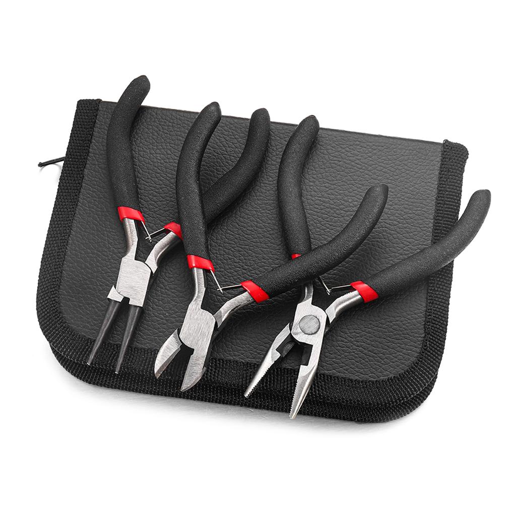 8 шт./набор наборов инструментов для изготовления ювелирных изделий набор плоскогубцев круглогубцы бокорезы кусачки для проволоки ножницы пинцет для бисероплетения