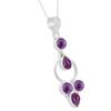 Amethyst Gemstone Necklace, Designer Necklace, Birthstone Jewelry, Handmade Necklace, 925 Sterling Silver, Women Jewelry