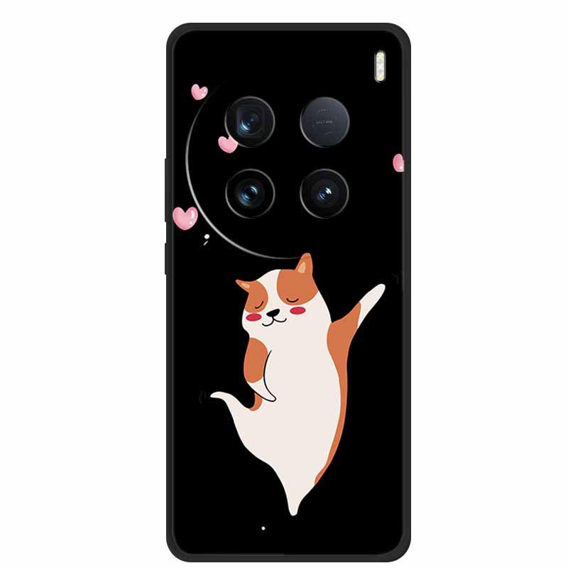Простой противоударный чехол из ТПУ однотонный для Vivo X100 Ultra 5G