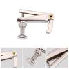4Pcs Durable Alloy Fine Tuners String Adjusters Replacement Parts for 3 4 4 4 Violin (Silver)