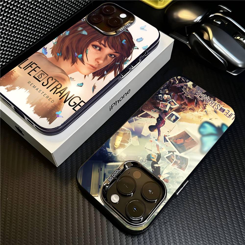 Игровой Аниме Life Is S-Strange Милый Чехол Для Телефона Для IPhone 17 16 15 14 13 12 11 Pro Max Plus Цвет Серебристый Чехол