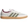 Men's Sneakers Adidas Originals SAMBA OG German Army Trainers Unisex Low Top Light Gray/Wild Pine/Track Gray