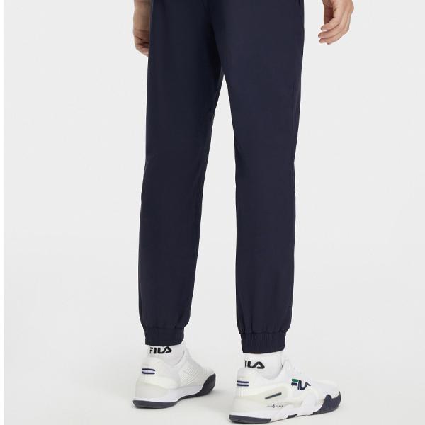 Fila Однотонные простые спортивные брюки для тенниса с манжетами, мужские, королевско-синие A11M323601FNV