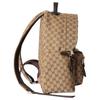 Gucci Logo Zip Closure Canvas Backpack Medium Men backpack Beige Ebony 824624-FAEHZ-9795