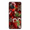 Christmas Phone Cases For Huawei P60 Pro P60 6.67"Case Black Silicone TPU Soft Cover For Huawei P60 Santa Claus TPU Bumper Funda