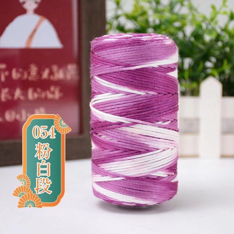 Mercerized Ice Hemp Thread 100G Shaft Medium And Thin Hollow Thread Sun Hat Shoes Crochet Hand-Woven Thread Full Free Shipping