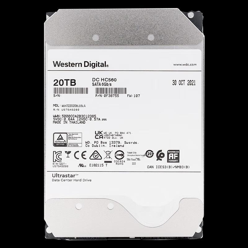 WD Корпоративный гелиевый жесткий диск HC560