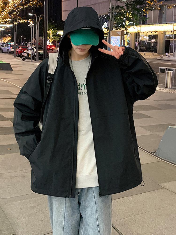 Мужская осенняя верхняя одежда, тонкая мужская модная теплая куртка, мужская модная повседневная ветровка, куртка, пальто