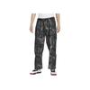 Logo Outdoor Mid-Waist Zipper Straight Leg Casual Pants Men Pants Black FZ0649-010