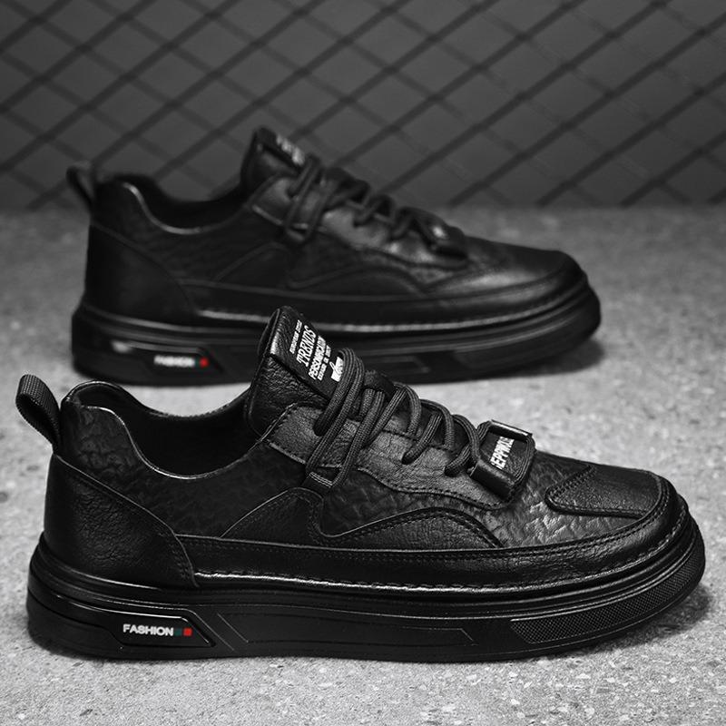 Low Cut Business Casual Shoes Autumn/Winter New Mens Leather Board Shoes Student Training Shoe Mans Sneakers Designer Shoes Men