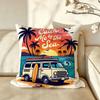 Art TTake mme to the coast Cushion Cover Pillow Case Antidustmite Pillowcase Silky Short Plush Sofa Cushion Cover hot