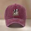 This Is a Cowprint Baseball Cap a Trendy and Fashionable Hiphop Hat Suitable for All Seasons It Features an Adjustable Size