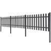 VidaXL Picket Fence with Posts 3 Pcs WPC 600x60 Cm 42826