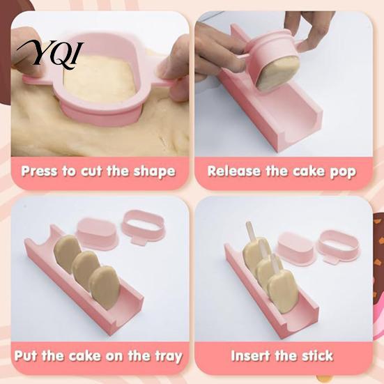 Bake Sale Supplies Popsicle Mold Set, Easy DIY Shaping And Decorating Mold, Dessert Making Tools Reusable Kitchen Gadgets, for Homemade Cake