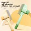 Pet Comb Cat and Dog Hair Detangling, De Shedding and Self Cleaning Comb