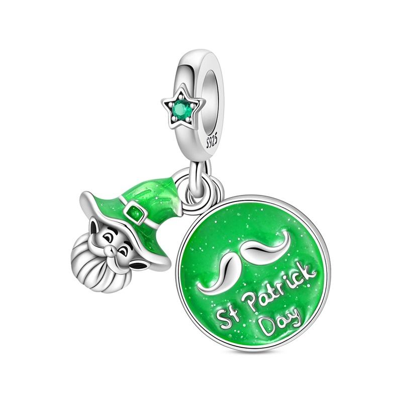 Exquisite 925 Silver The Frog Prince Beads & Cactus Dangle Charm Fits Bracelet Boutique Green Gifts