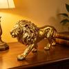 3D Printed Lion Artisan Decor for Upscale Home Office and Shelf Styling
