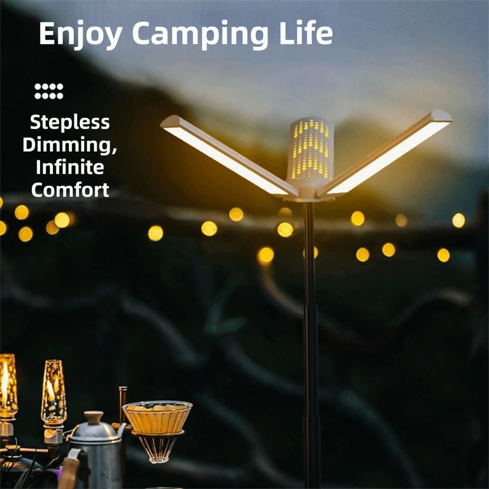 Stepless Dimming Portable Telescopic Lantern Outdoor Waterproof Lamp Outdoor Activities