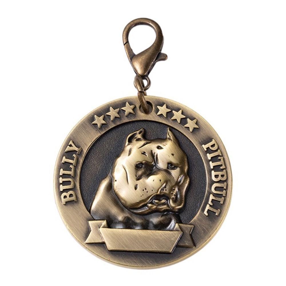 Товары для животных, собачья бирка с 3D тиснением, табличка с именем, антипотеря, нержавеющая сталь, металлическая идентификационная карточка для питомца