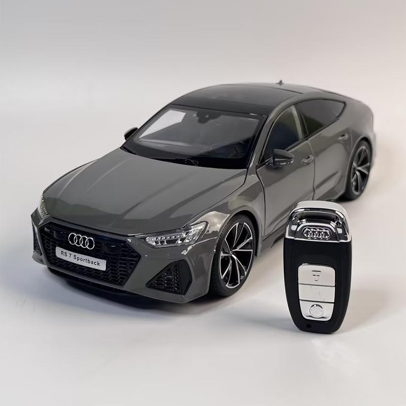 1:18 RS7 Sportback Четырехдверное купе Машинка на радиоуправлении Литой из сплава Модель автомобиля Хобби Коллекционирование Декоративные подарки Коробка для парня