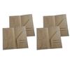 4pcs Kraft Paper Pocket Lightweight Vintage Versatile Travel Kraft File Folder for Diary Use