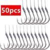 Fishing Hooks with Tippet Line Set Carbon Steel Double Fishing Line Fish Barbed Carp Fishing Tackle Accessori