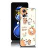 Cute BuBu DuDu Black Silicone Phone Case For Xiaomi POCO X3 X4 NFC F3 F4 GT F5 M3 M4 M6 X5 X6 Pro 5G C55 C65 M5