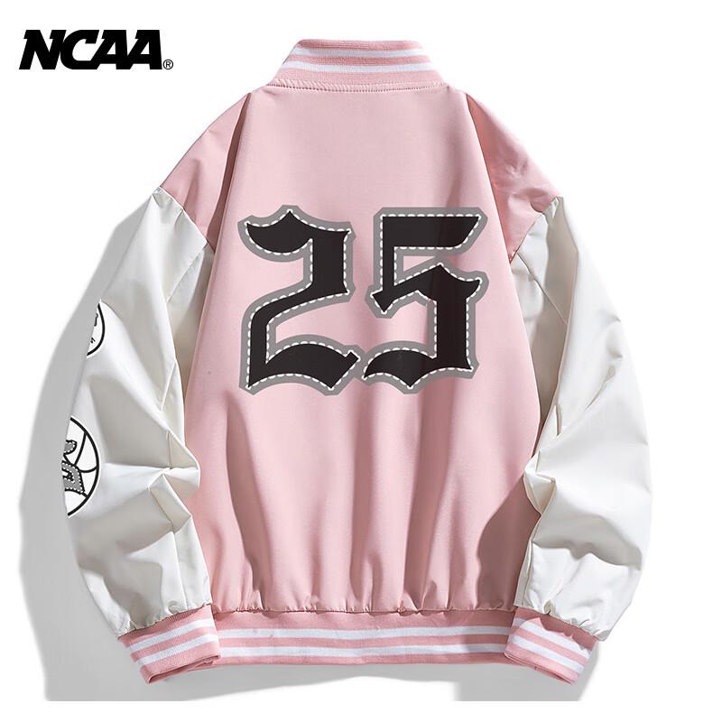 Винтажная бейсбольная куртка NCAA унисекс свободного кроя
