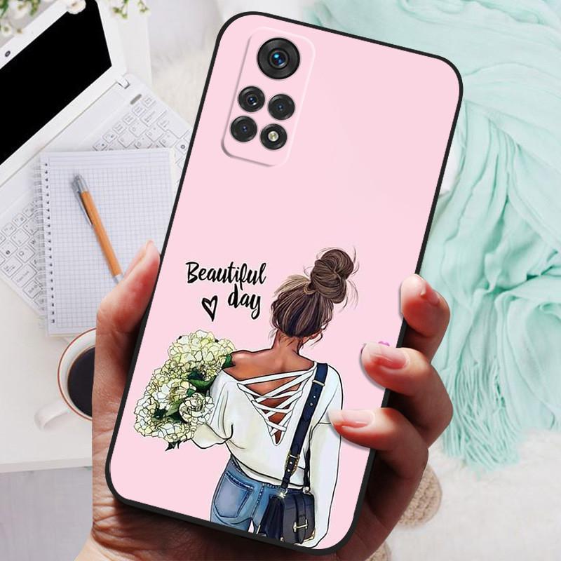 Для Redmi Note 11 Pro 5G 4G Чехол Мягкий ТПУ Силиконовый Бампер Задняя Крышка для Xiaomi Redmi Note11 Pro 11s Чехол для Телефона Мультяшные Фундас