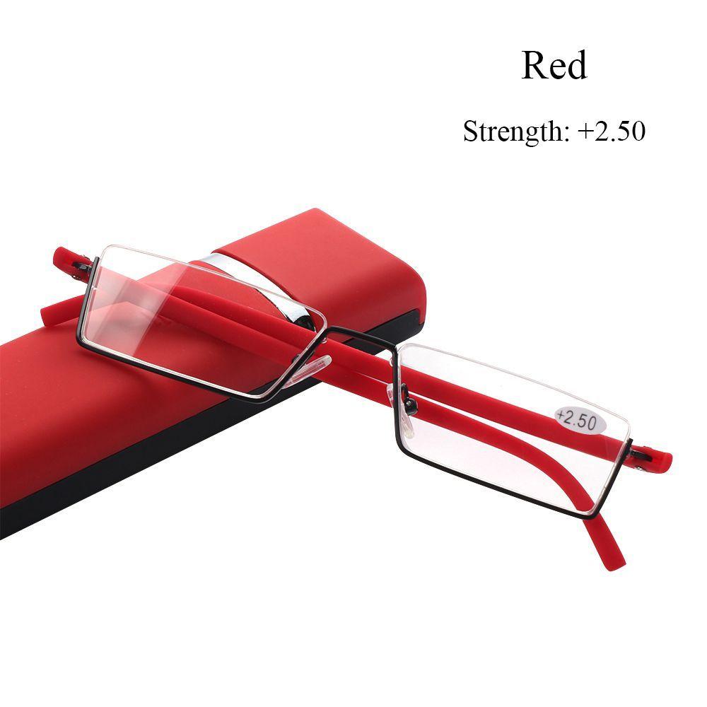 Vision Care TR90 Ultralight Reading Glasses Semi Rimless Reader Eyeglasses Half Frame