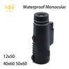 Lightweight High Power Outdoor Telescope Waterproof 12x50 Monocular For Smartphone