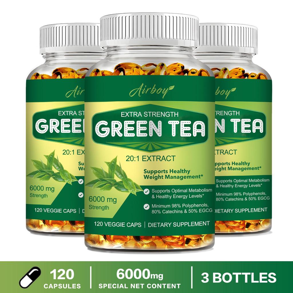 Airboy - Green Tea Extract Capsules - Energy