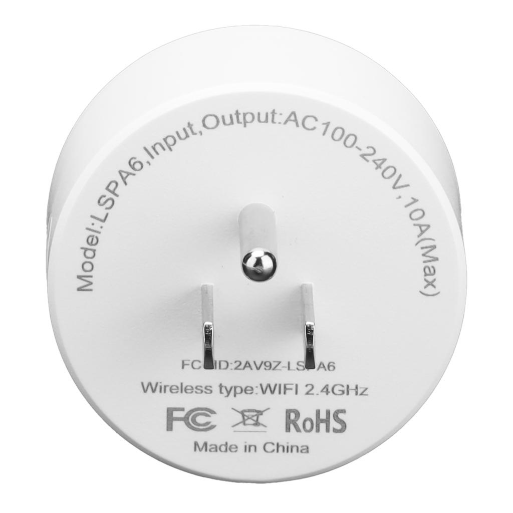 Умная розетка WiFi с функцией таймера для бытового использования, вилка США 100‑240 В