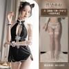 Sex Uniform Backless Lace-up Seduction Belly Pocket Underwear Neck Cheongsam Sexy Cartoon Free Pussy Girl Outfit