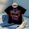 Five Nights At Freddys Freddy Graphic T-Shirt Summer Hot Trendy Kids Wear Boys Girls 3D Print Short Sleeve Top Comfortable