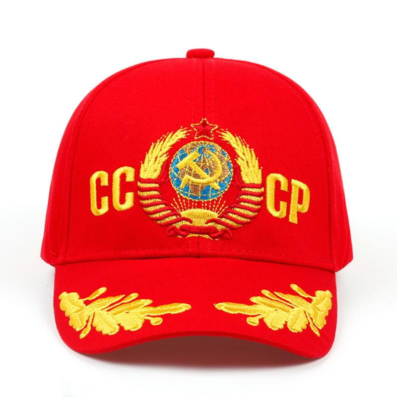 CCCP USSR Baseball Cap Cotton Russian National Emblem Embroidery Snapback Caps For Men Women Unisex Adjustable Outdoor Visor Hat